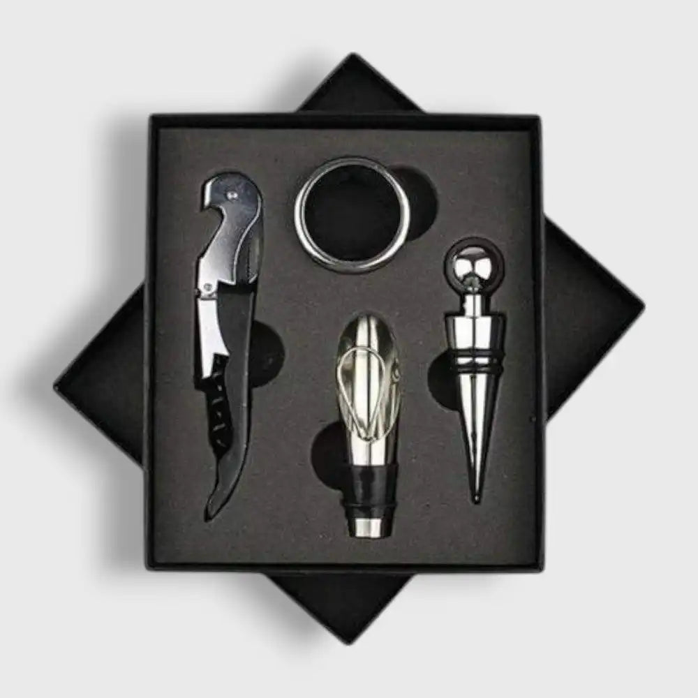 Black Corkscrew Set