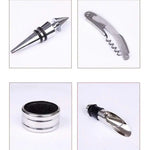 Coffret en Bois Tire-bouchon Sommelier Rouge