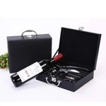 Coffret en Cuir Tire-bouchon Professionnel Argent