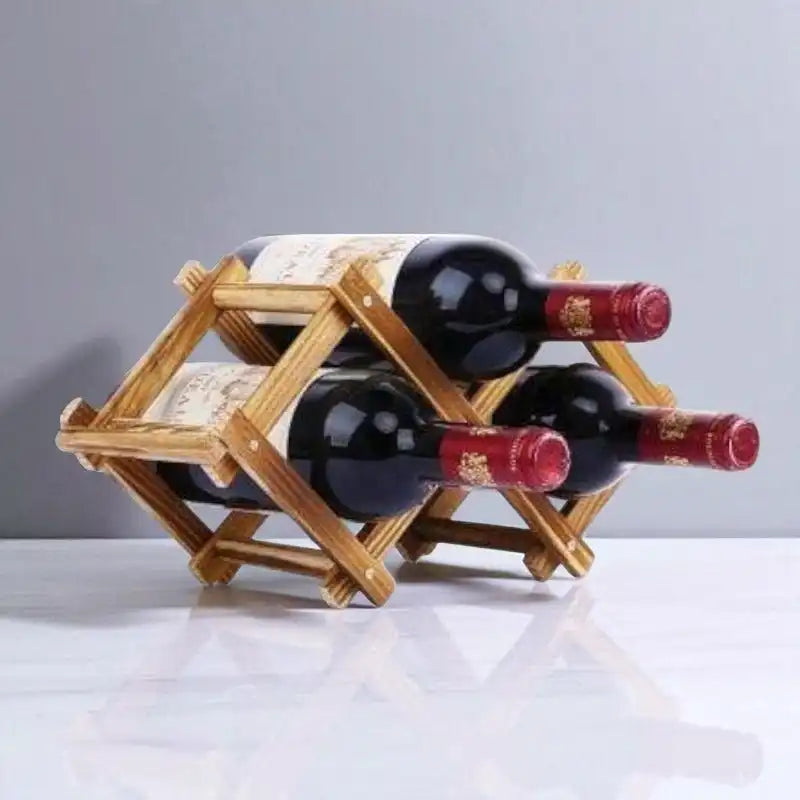Small Wooden Wine Rack