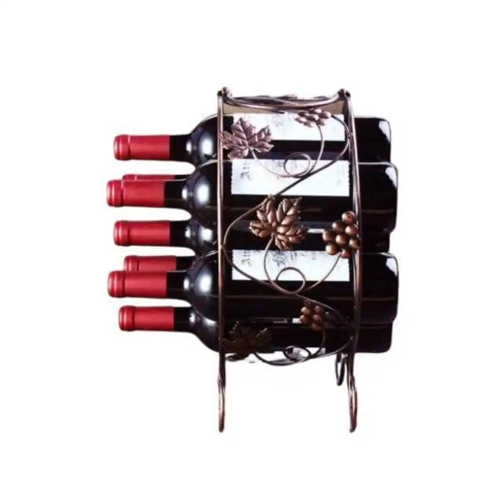 Porte-bouteille de Vin Métal Cylindre