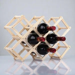 Range bouteille Étagère Bois