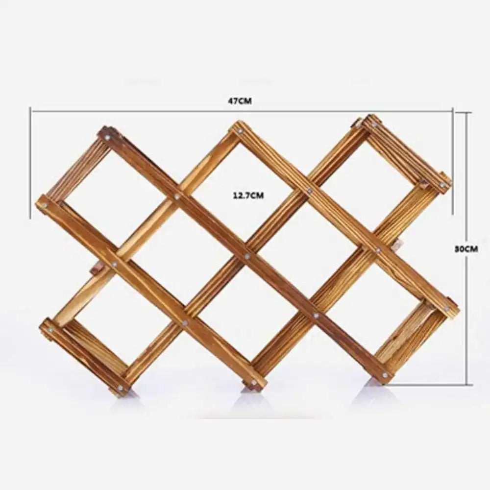 Range bouteille vin bois