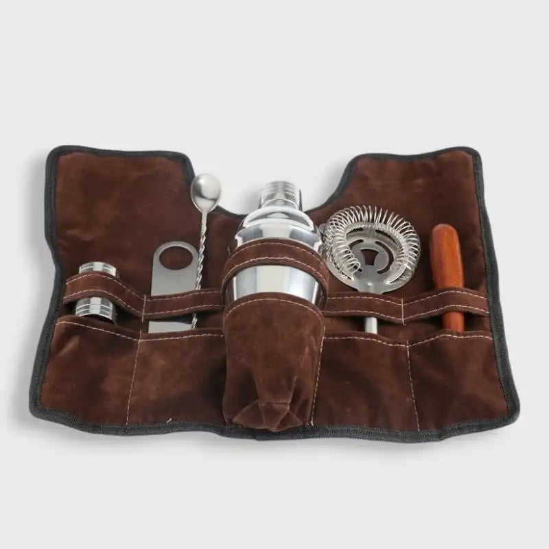 Set Cocktail Sac Brun
