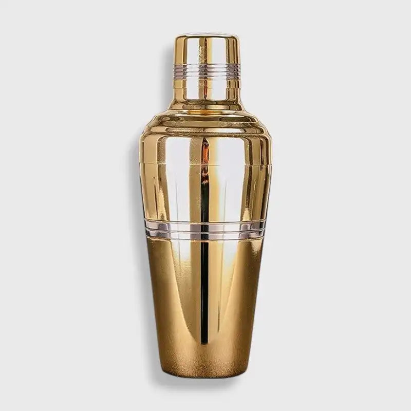 Shaker Cocktail Professionnel Doré