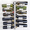 Stainless steel red wine rack, wall hung vertical creative wine rack, Bottle wall mounted European Style free shipping